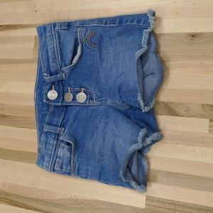 Old Navy Toddler Rainbow Jean Shorts 4T